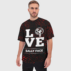 Футболка оверсайз мужская Sally Face Love Классика, цвет: 3D-принт — фото 2