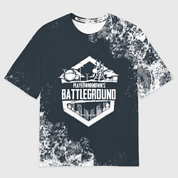 Футболка оверсайз мужская PUBG - playerunknown battlegrounds, цвет: 3D-принт