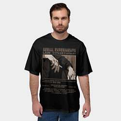 Футболка оверсайз мужская Smoking alone, цвет: 3D-принт — фото 2