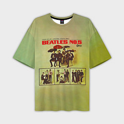 Футболка оверсайз мужская Beatles N0 5, цвет: 3D-принт