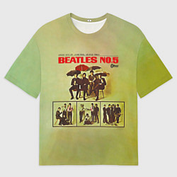Футболка оверсайз мужская Beatles N0 5, цвет: 3D-принт