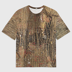 Футболка оверсайз мужская Хайповая грязная рванина, цвет: 3D-принт