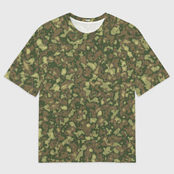 Мужская футболка оверсайз Камуфляж цифровой Флора-1 пиксель