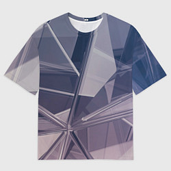 Футболка оверсайз мужская Стеклянная мозаика, цвет: 3D-принт