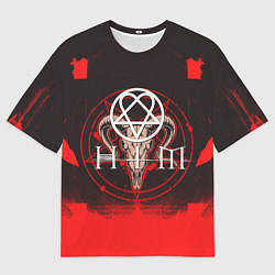 Футболка оверсайз мужская HIM star, цвет: 3D-принт