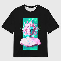 Футболка оверсайз мужская Бюст Горгоны, цвет: 3D-принт
