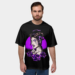 Футболка оверсайз мужская Готическая Ведьма, цвет: 3D-принт — фото 2