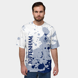 Футболка оверсайз мужская Tottenham hotspur Брызги красок, цвет: 3D-принт — фото 2