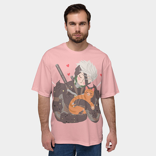 Мужская футболка оверсайз Райден и Бродяга / 3D-принт – фото 3