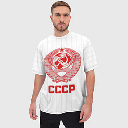 Футболка оверсайз мужская Герб СССР - Советский союз, цвет: 3D-принт — фото 2