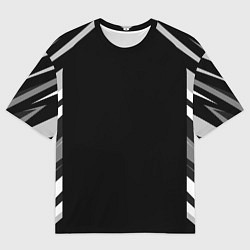 Футболка оверсайз мужская Униформа кроссфита - абстракция, цвет: 3D-принт