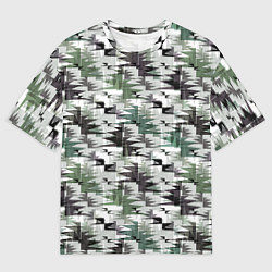Футболка оверсайз мужская Абстрактный камуфляжный светлый, цвет: 3D-принт