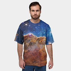 Футболка оверсайз мужская Туманность Киля, цвет: 3D-принт — фото 2