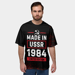 Футболка оверсайз мужская Made in USSR 1984 - limited edition, цвет: 3D-принт — фото 2