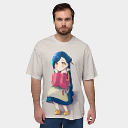 Футболка оверсайз мужская Майн - Власть книжного червя, цвет: 3D-принт — фото 2