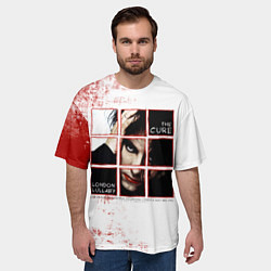 Футболка оверсайз мужская London Lullaby live - The Cure, цвет: 3D-принт — фото 2