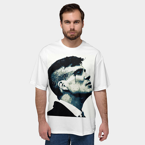 Мужская футболка оверсайз Shelby tomas / 3D-принт – фото 3