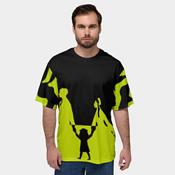 Футболка оверсайз мужская Семья шпиона Black&Yellow, цвет: 3D-принт — фото 2