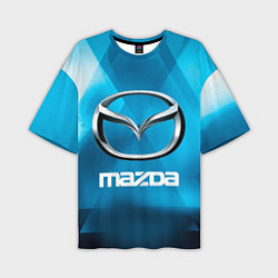 Футболка оверсайз мужская Mazda - sport - абстракция, цвет: 3D-принт