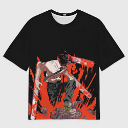 Футболка оверсайз мужская Chainsaw Man, Дэндзи, цвет: 3D-принт