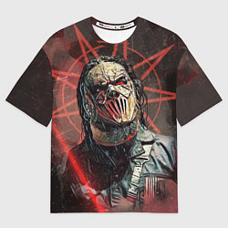 Футболка оверсайз мужская Mick Thomson-Slipknot, цвет: 3D-принт