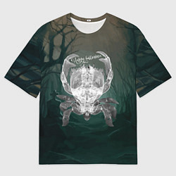 Футболка оверсайз мужская Happy Halloween - Crab, цвет: 3D-принт