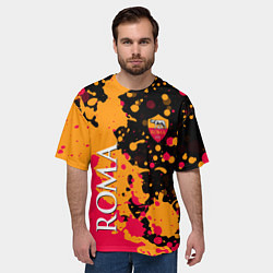 Футболка оверсайз мужская Roma Краска, цвет: 3D-принт — фото 2