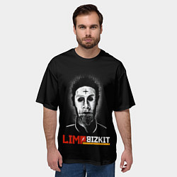 Футболка оверсайз мужская Limp bizkit Wes Borland, цвет: 3D-принт — фото 2