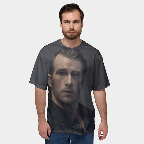 Мужская футболка оверсайз Джозеф Алоизиус Миллер арт / 3D-принт – фото 3