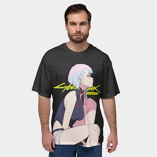 Мужская футболка оверсайз Sweet Lucy / 3D-принт – фото 3