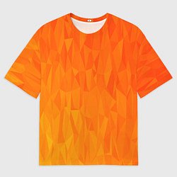 Футболка оверсайз мужская Абстрактно-огненный узор, цвет: 3D-принт