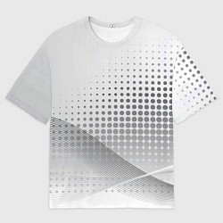 Футболка оверсайз мужская Стальной градиент, цвет: 3D-принт