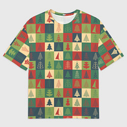Футболка оверсайз мужская Здравствуй ёлка Новый год, цвет: 3D-принт