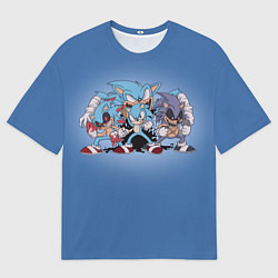 Футболка оверсайз мужская Sonic EXE, цвет: 3D-принт