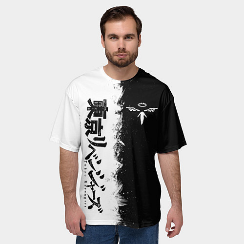 Мужская футболка оверсайз Токийские мстители : Банда Вальгала / 3D-принт – фото 3