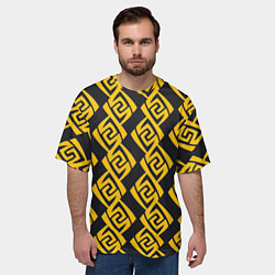 Футболка оверсайз мужская Гео Genshin Impact 3D V 2, цвет: 3D-принт — фото 2