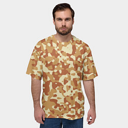 Футболка оверсайз мужская Камуфляж Italian Desert, цвет: 3D-принт — фото 2