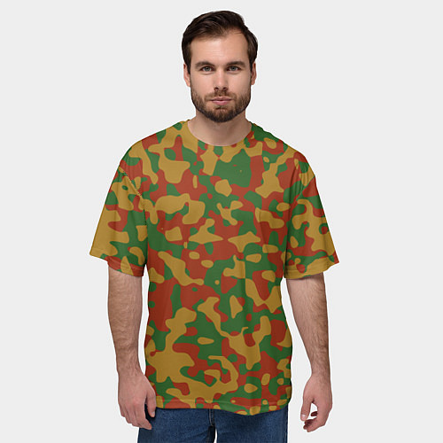 Мужская футболка оверсайз Камуфляж WW2 German / 3D-принт – фото 3