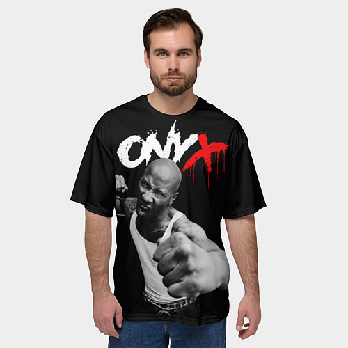 Мужская футболка оверсайз Onyx - Fredro Starr / 3D-принт – фото 3