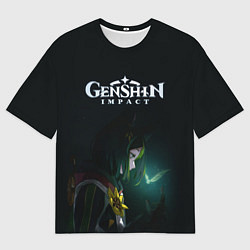 Футболка оверсайз мужская Геншин - Тигнари, цвет: 3D-принт