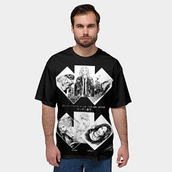 Футболка оверсайз мужская Эстетика токийских мстителей, цвет: 3D-принт — фото 2