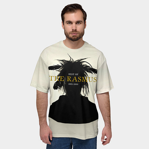 Мужская футболка оверсайз Best of 2001 - 2009 The Rasmus / 3D-принт – фото 3