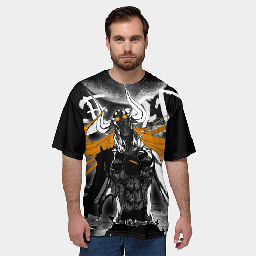 Мужская футболка оверсайз Облик пустого- Ичиго / 3D-принт – фото 3