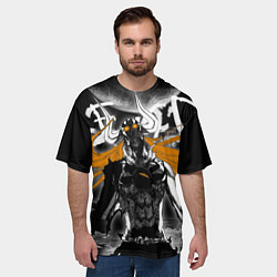 Футболка оверсайз мужская Облик пустого- Ичиго, цвет: 3D-принт — фото 2
