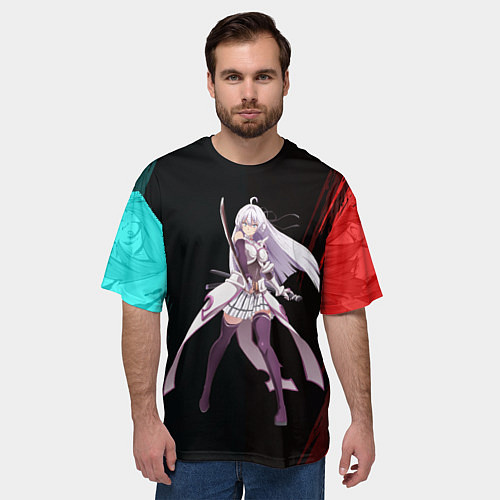 Мужская футболка оверсайз Курэха Крайлет арт / 3D-принт – фото 3