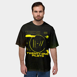 Футболка оверсайз мужская Twenty One Pilots Trench, цвет: 3D-принт — фото 2