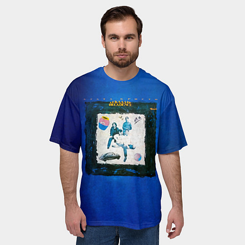 Мужская футболка оверсайз Декаданс - Агата Кристи / 3D-принт – фото 3