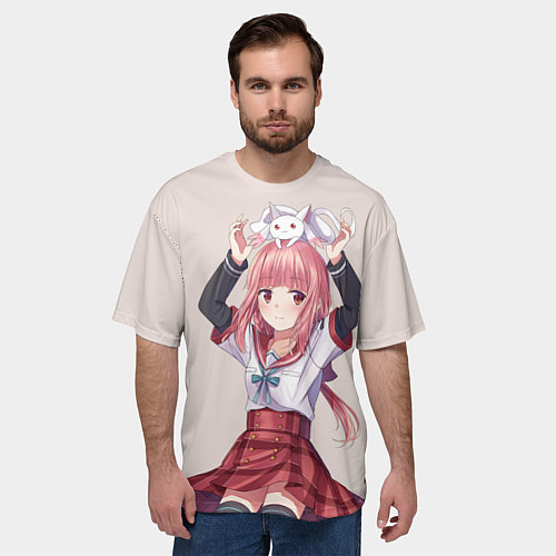 Мужская футболка оверсайз Sweet Iroha Tamaki - Записи о магии Девочка-волшеб / 3D-принт – фото 3
