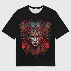 Футболка оверсайз мужская Мистическая девушка, цвет: 3D-принт