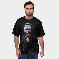 Футболка оверсайз мужская Жуткий Билли, цвет: 3D-принт — фото 2